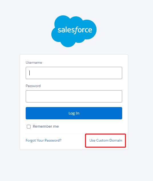 Screenshot of Salesforce Workbench login screen.