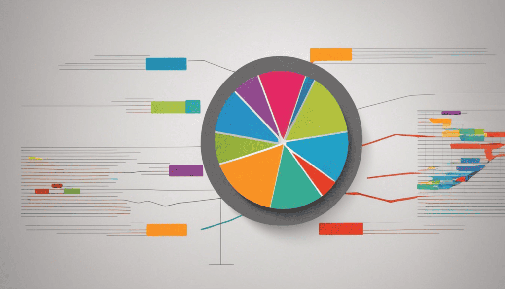 vector style pie chart